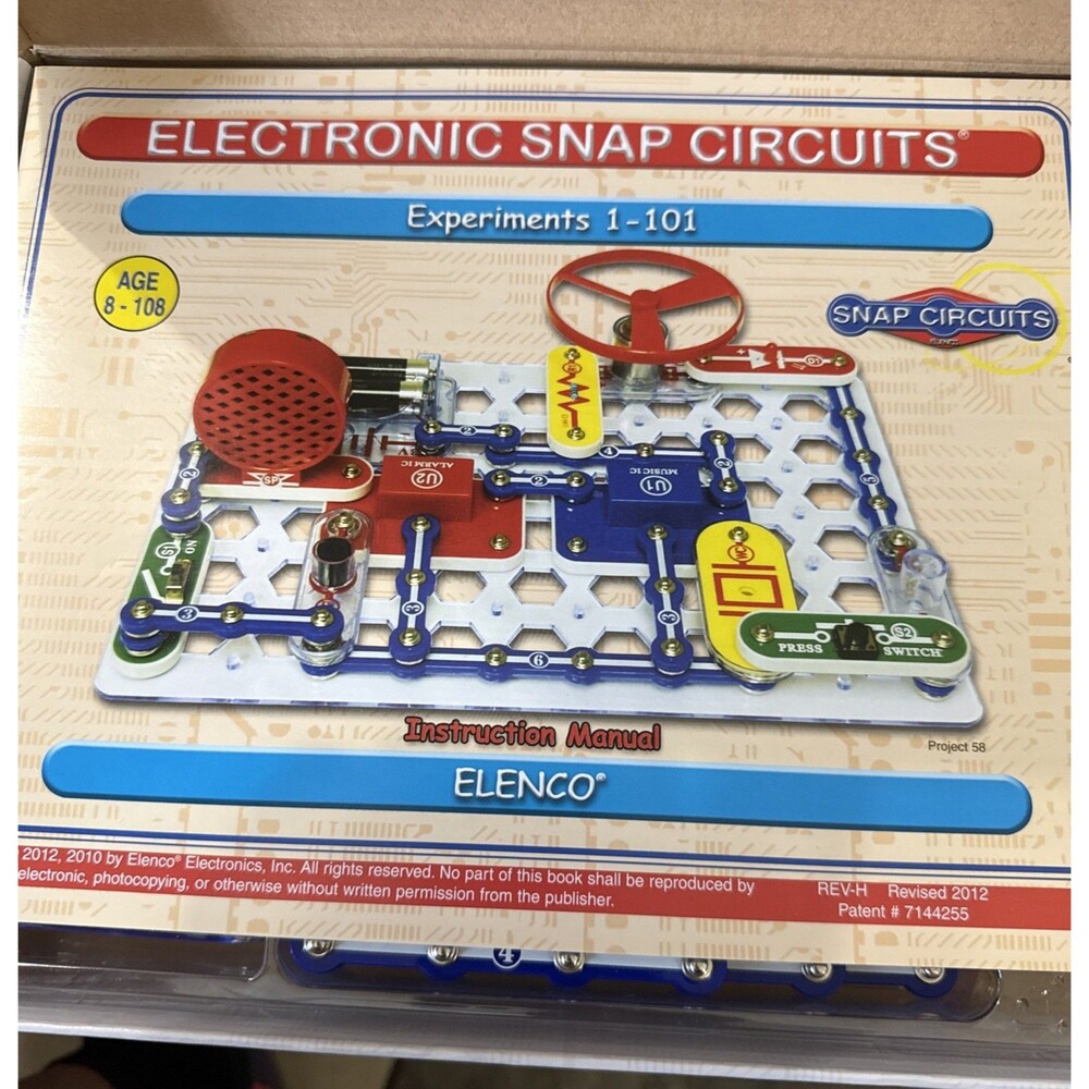 Elenco Snap Circuits Jr SC-100 Experiment Electronics Discovery Educational Kit - Picture 2 of 4